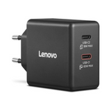 LENOVO 65W Dual USB-C GaN Power Adapter - Black