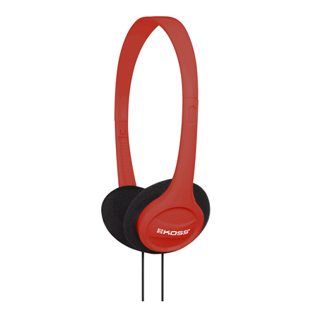 Koss KPH7r Wired On-Ear Headphones - Red