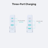 Unitek P1228ABK01-EU 70W GaN Network Charger - 2x USB-C, 2x USB-A