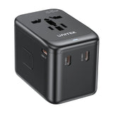 Unitek 65W Universal Travel Adapter - 1xUSB-A, 3xUSB-C, 1xAC (P1122ABK01)