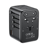 Unitek 65W Universal Travel Adapter - 1xUSB-A, 3xUSB-C, 1xAC (P1122ABK01)