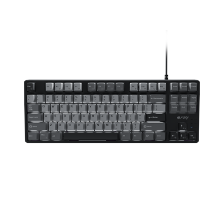 Fury Kanabo K2 Wired Gaming Keyboard - Linear Switches, Black/Gray