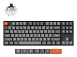 Keychron K8 Max Wireless Mechanical Keyboard - US Layout, Super Brown Tactile Switches, Black