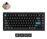 Keychron Q6 HE Wireless Mechanical Keyboard - US Layout, Gateron Magnetic Nebula, Carbon Black