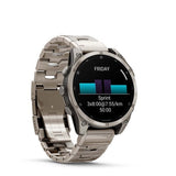 Garmin Fenix 8 GPS Smartwatch - 47mm Titanium with 1.4" AMOLED Display