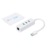 TP-LINK UE330 3-Port USB 3.0 Hub & Gigabit Ethernet Adapter
