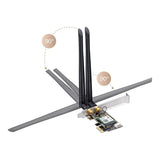 Tinklo Cudy WE3000 Wi-Fi 6E PCI-E Adapter - 2400 Mbps Tri-Band Bluetooth 5.2