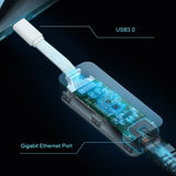 TP-Link USB 3.0 to Gigabit Ethernet Network Adapter - 1000 Mbps