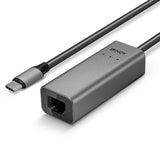 LINDY USB 3.2 Type C to 2.5G Ethernet Adapter - 5 Gbps, Silver
