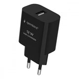 Universal 2.4A USB Wall Charger - Black
