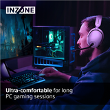 INZONE H5 Wireless Over-Ear Gaming Headset - White