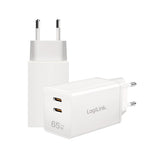 Dual 65W Dual USB-C Wall Charger - White