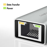 USB-C Gigabit Ethernet Adapter with 2-in-1 USB Hub