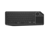 Natec Barracuda Slim USB Multimedia Keyboard - US Layout, Black