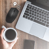 Ergonomic mouse wireless 2.4GHz, 1200dpi, black