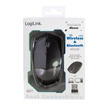 Ergonomic mouse wireless 2.4GHz, 1200dpi, black