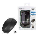Ergonomic mouse wireless 2.4GHz, 1200dpi, black