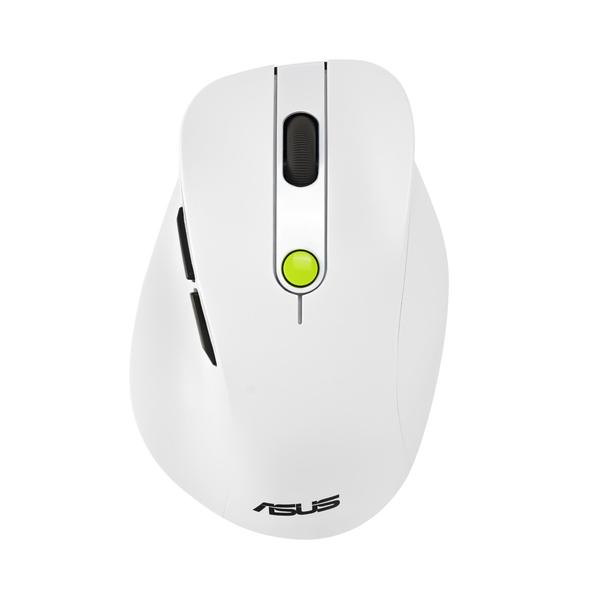Asus Mouse - MD105 - Wireless - Bluetooth, 2.4GHz - Volt Green