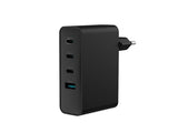 NATEC Ribera GaN 100W PD Charger - 3x USB-C, 1x USB-A - Black