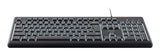 Trust Primo Illuminated Keyboard - Home/Office USB QWERTY (US) - Black