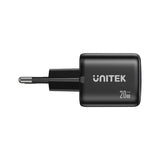 UNITEK 2X GAN 20W USB-C Power Adapter - Black
