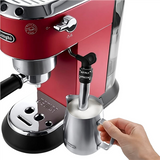 Delonghi - Espresso Coffee Maker - Dedica Style EC 685.R - Pump pressure 15 bar - Built-in milk frother - Semi-automatic - 1300 W - Red