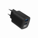 Gembird 30W Dual-Port USB Fast Charger with LCD Display - TA-UC-PDQC30LCD-BK-01