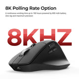 Keychron M6 Silent (8000Hz) Black Wireless Mouse