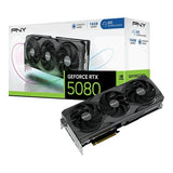 PNY GeForce RTX 5080 16GB Overclocked Triple Fan DLSS 4 Graphics Card
