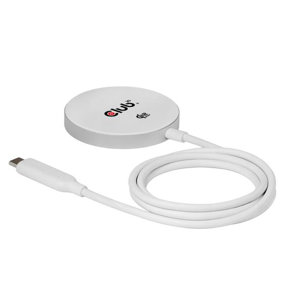 Club 3D Qi2 MagSafe 25W Wireless Charger - White (CAC-3026)