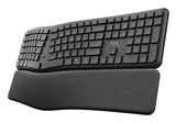 Trust Keyra Wireless + Bluetooth Keyboard QWERTY US International - Black