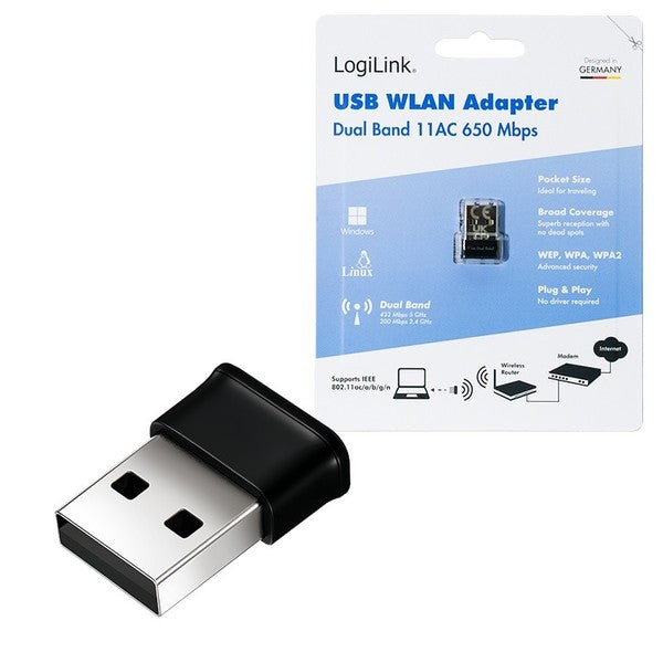 Wireless USB WLAN Adapter - 11ac, 650 Mbps