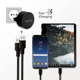 Dual 10.5W Dual USB-A Socket Adapter - Black