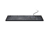 Natec Herring Glow Wired Keyboard - US Layout, Black