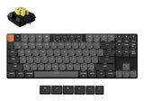Keychron V4 60% RGB Hot-Swappable Mechanical Keyboard (ANSI, Carbon Black, Pro Brown Switch)