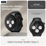 Motorola Moto Watch 47mm Smartwatch with 1.43" OLED Display and GPS - Black
