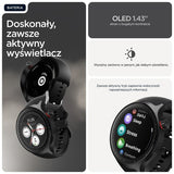 Motorola Moto Watch 47mm Smartwatch with 1.43" OLED Display and GPS - Black