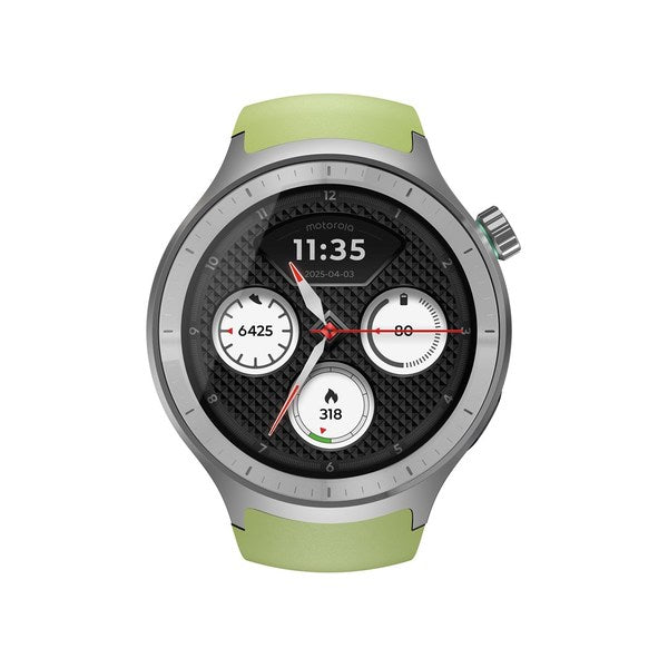 Motorola Moto Watch 47mm Smartwatch with 1.43" OLED Touchscreen - Silver GPS