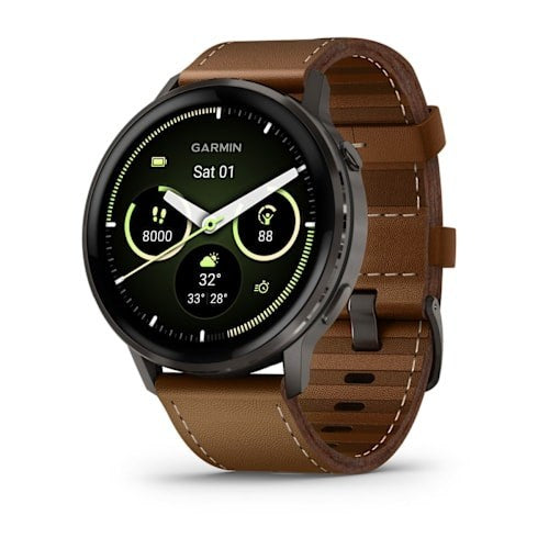 Garmin Venu 4 GPS Smartwatch - 45mm AMOLED Display, Black