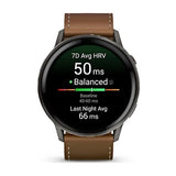 Garmin Venu 4 GPS Smartwatch - 45mm AMOLED Display, Black