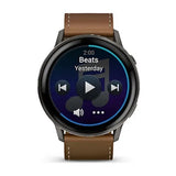 Garmin Venu 4 GPS Smartwatch - 45mm AMOLED Display, Black