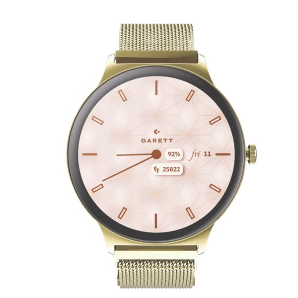 Garett Verona 2 Smartwatch Gold Mesh Steel