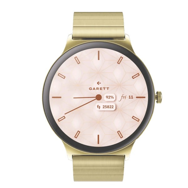 Garett Verona 2 Smartwatch - Gold Solid Steel