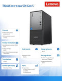 Lenovo ThinkCentre Neo 50t Tower G5 Desktop - i3-14100/8GB/256GB/W11Pro