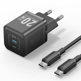 Vention 30W Dual Port USB-A & USB-C Wall Charger with Cable (TZ-FEQB0-EU-01)