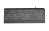 Eltronum "Rainbow" Backlight Multimedia Keyboard - KB-UML-02 - Wired - US Layout - Black