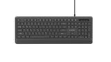 Gembird KB-UML-04 Slim Wired Backlit Keyboard - Black, US Layout