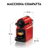 Krups Coffee maker XN1005 Pump pressure 19 bar, Capsule coffee machine, 1260 W, Red