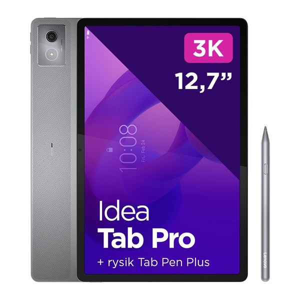 Lenovo IdeaTab Pro 12.7" MediaTek 128GB 8GB Wi-Fi 6E Android 14 Gray
