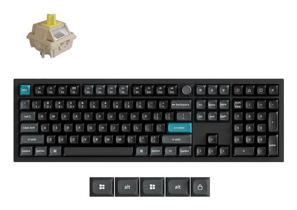 Keychron Q6 Ultra Wireless Mechanical Keyboard - Black (Q6U-M4)
